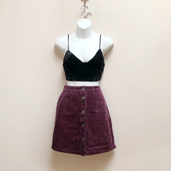 VERO MODA 'CLEA' CORDUROY SKIRT - Picture 2 of 13